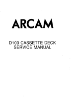 Arcam D-100 - Service Manual 